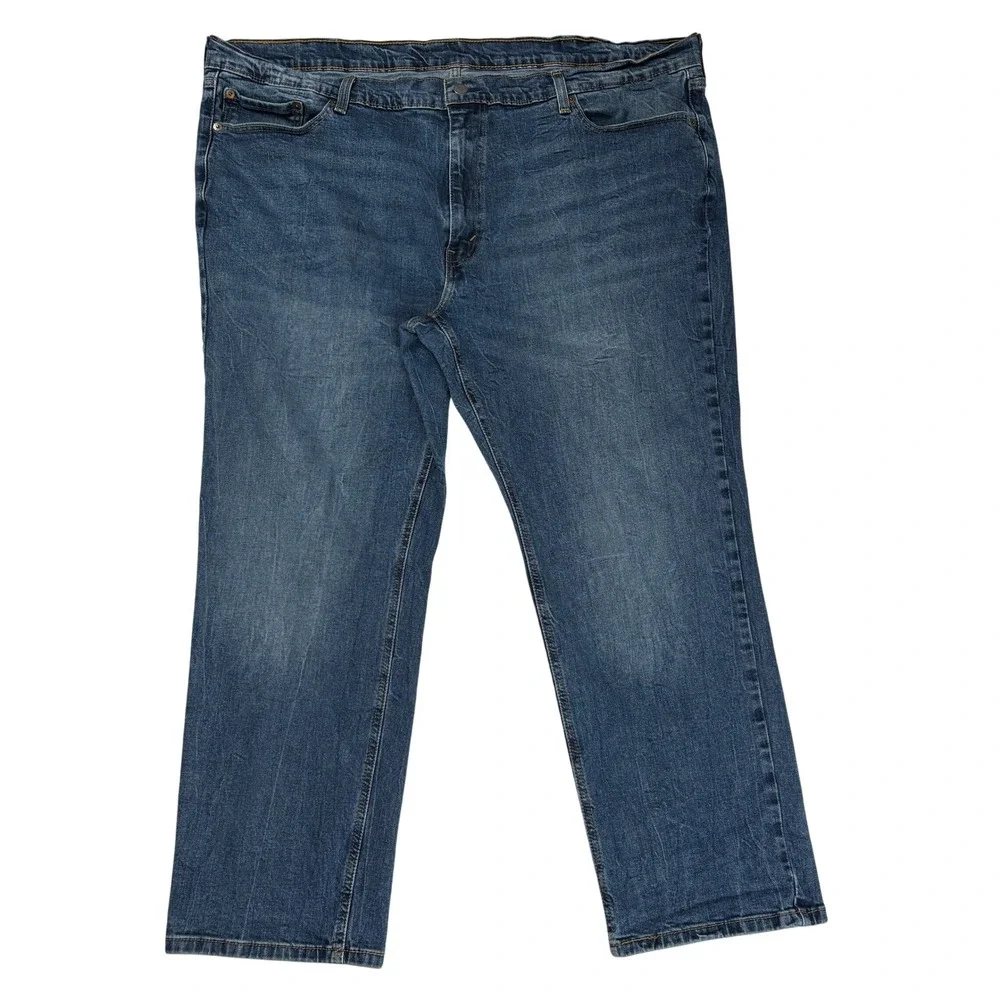 Levi's 541 Athletic Taper Jeans Men's W48 L30 Medium‎ Wash Stretch Denim